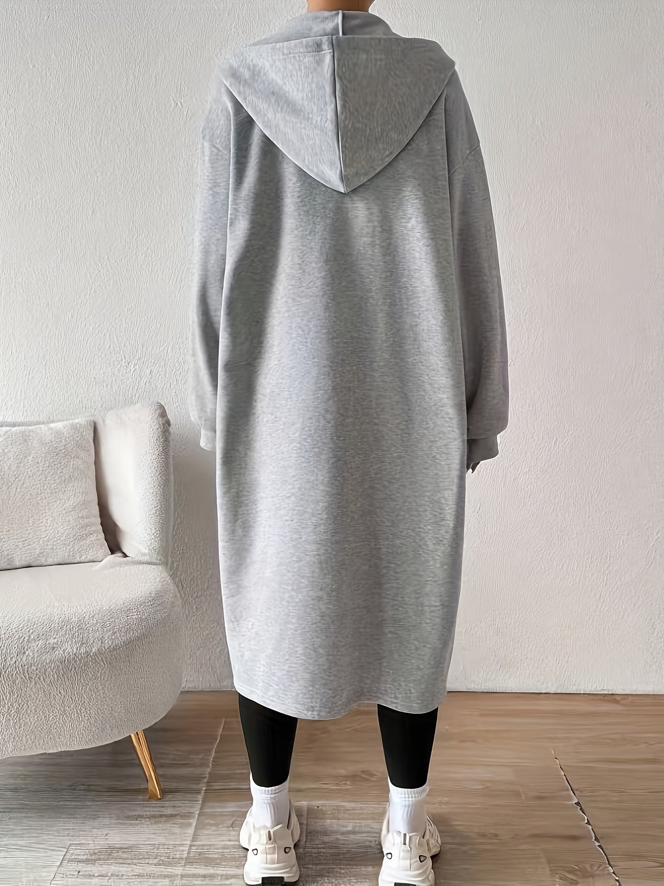 Capuchonjas met rits en knoopsluiting – NOVAQUANTIS - Glamorix