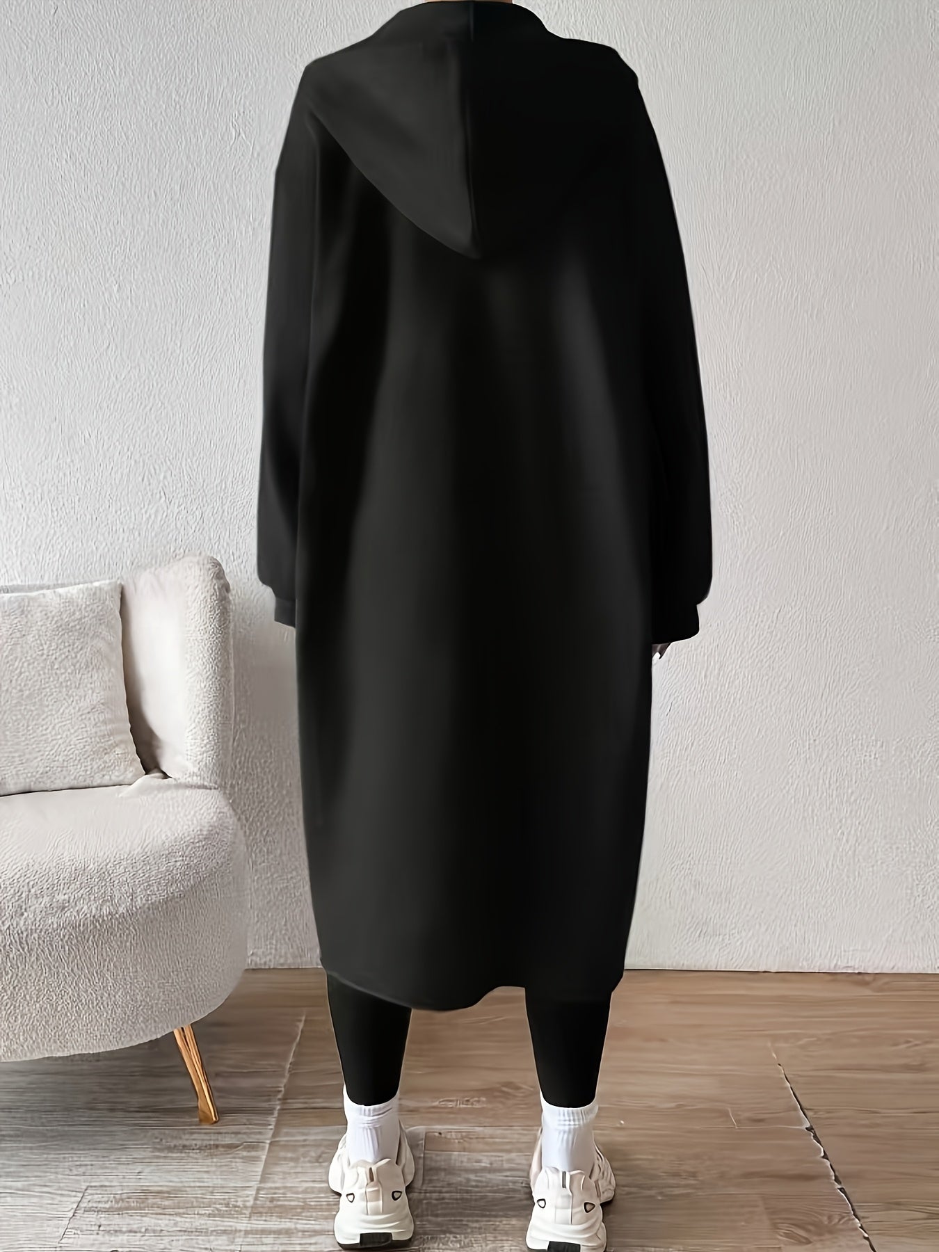 Capuchonjas met rits en knoopsluiting – NOVAQUANTIS - Glamorix