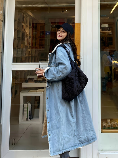 Jas – Denimlook & Warme Voering - Glamorix