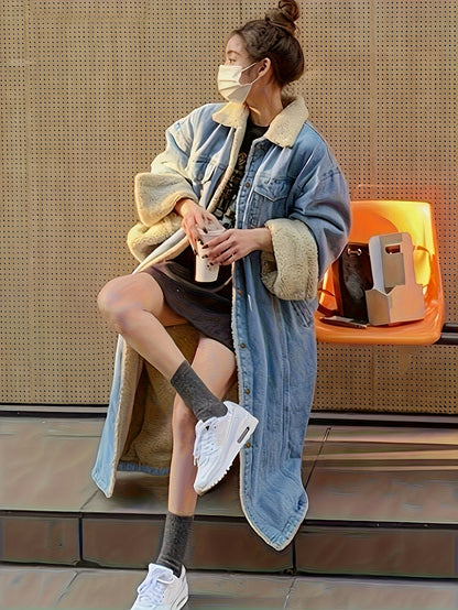 Jas – Denimlook & Warme Voering - Glamorix