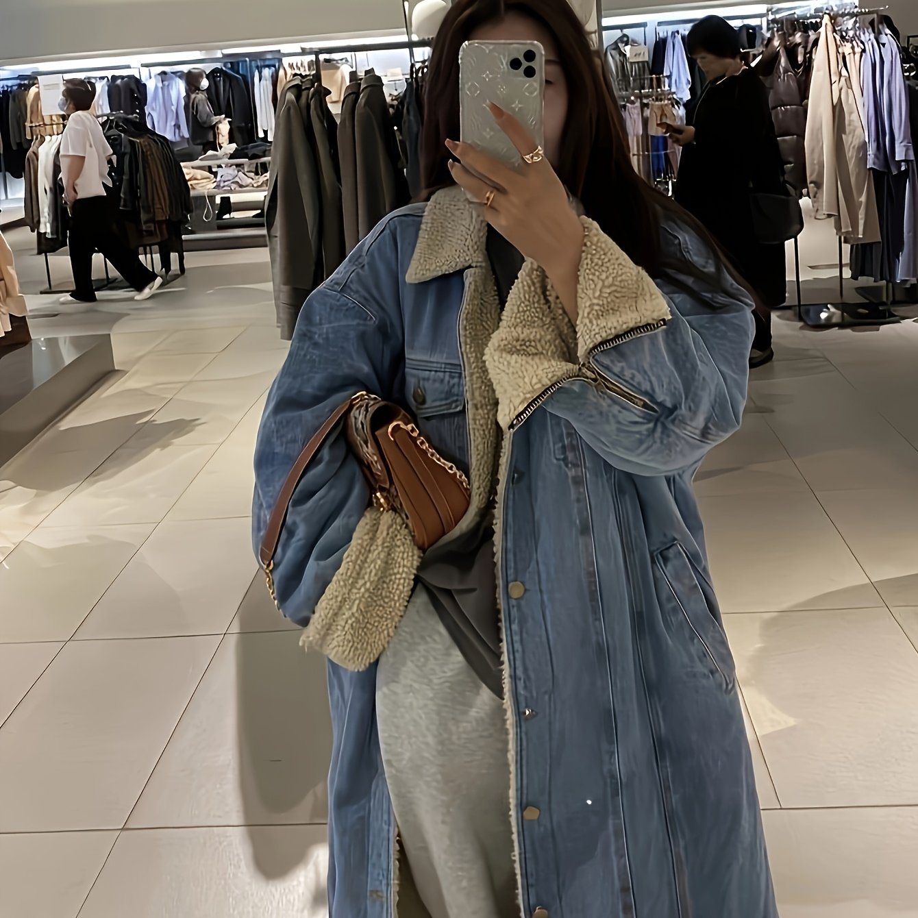 Jas – Denimlook & Warme Voering - Glamorix