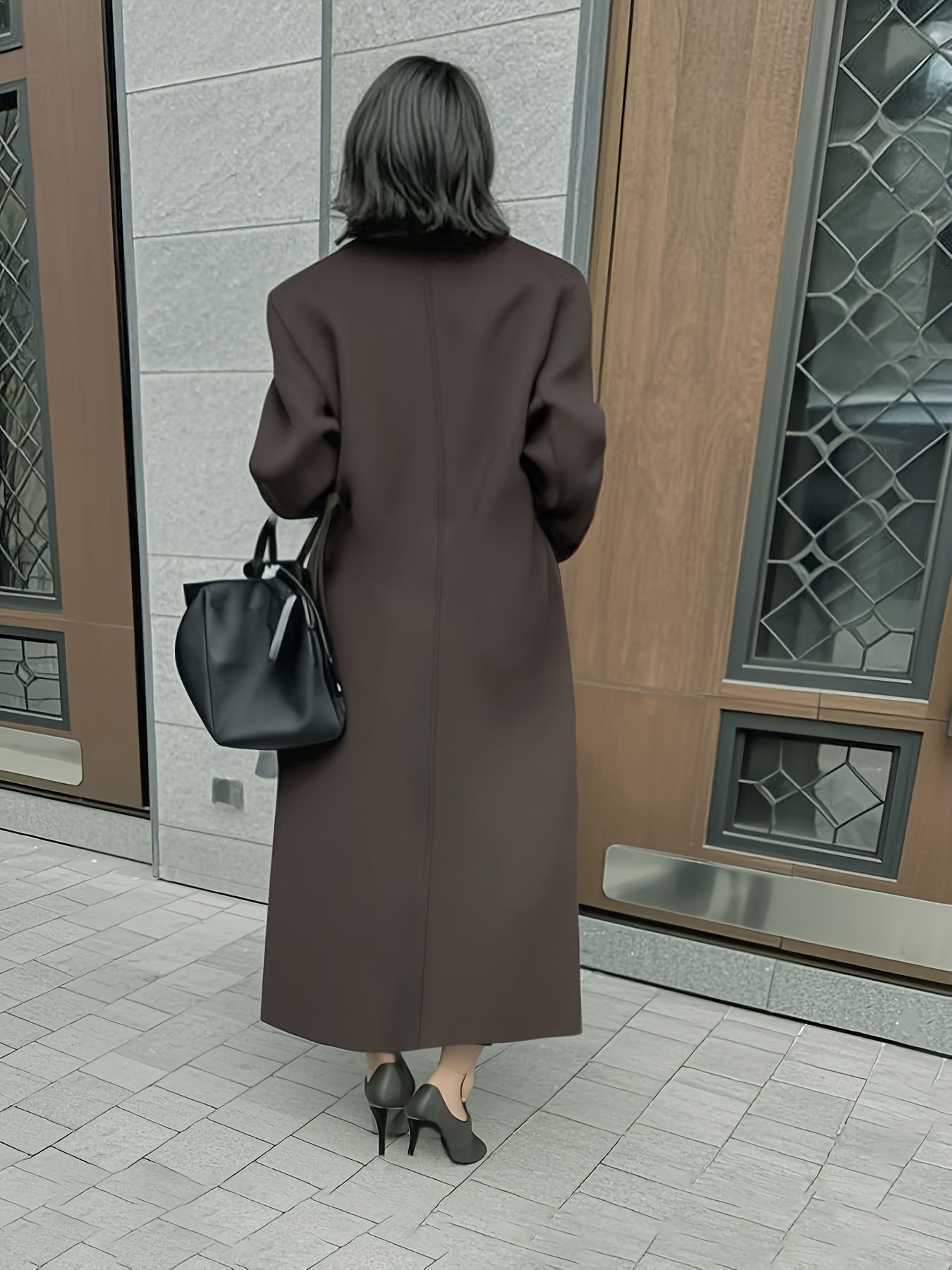 Jas – Gestructureerde H Silhouet & Vormbehoud - Glamorix