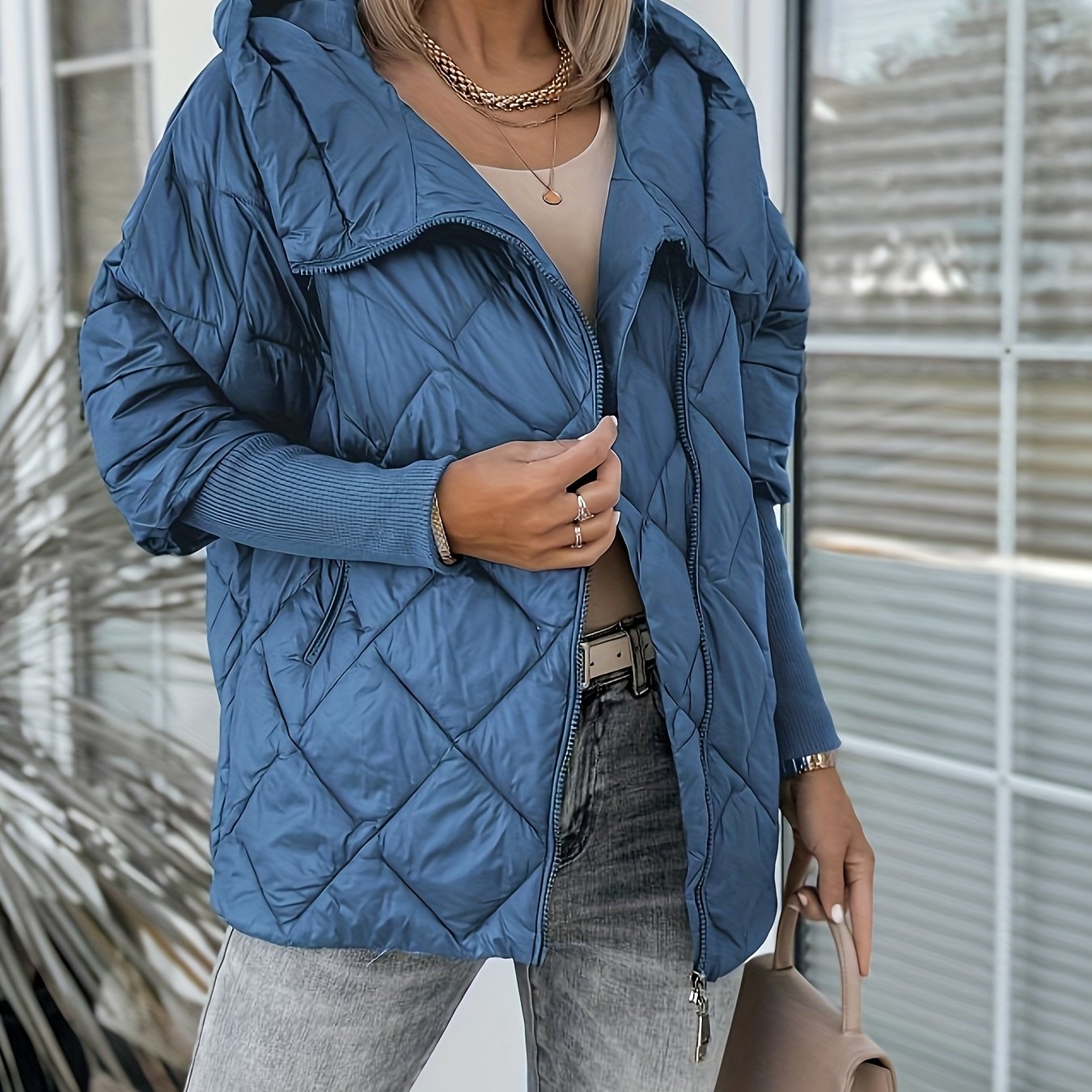 Jas - Gewatteerde Vorm & Warme Isolatie - Glamorix