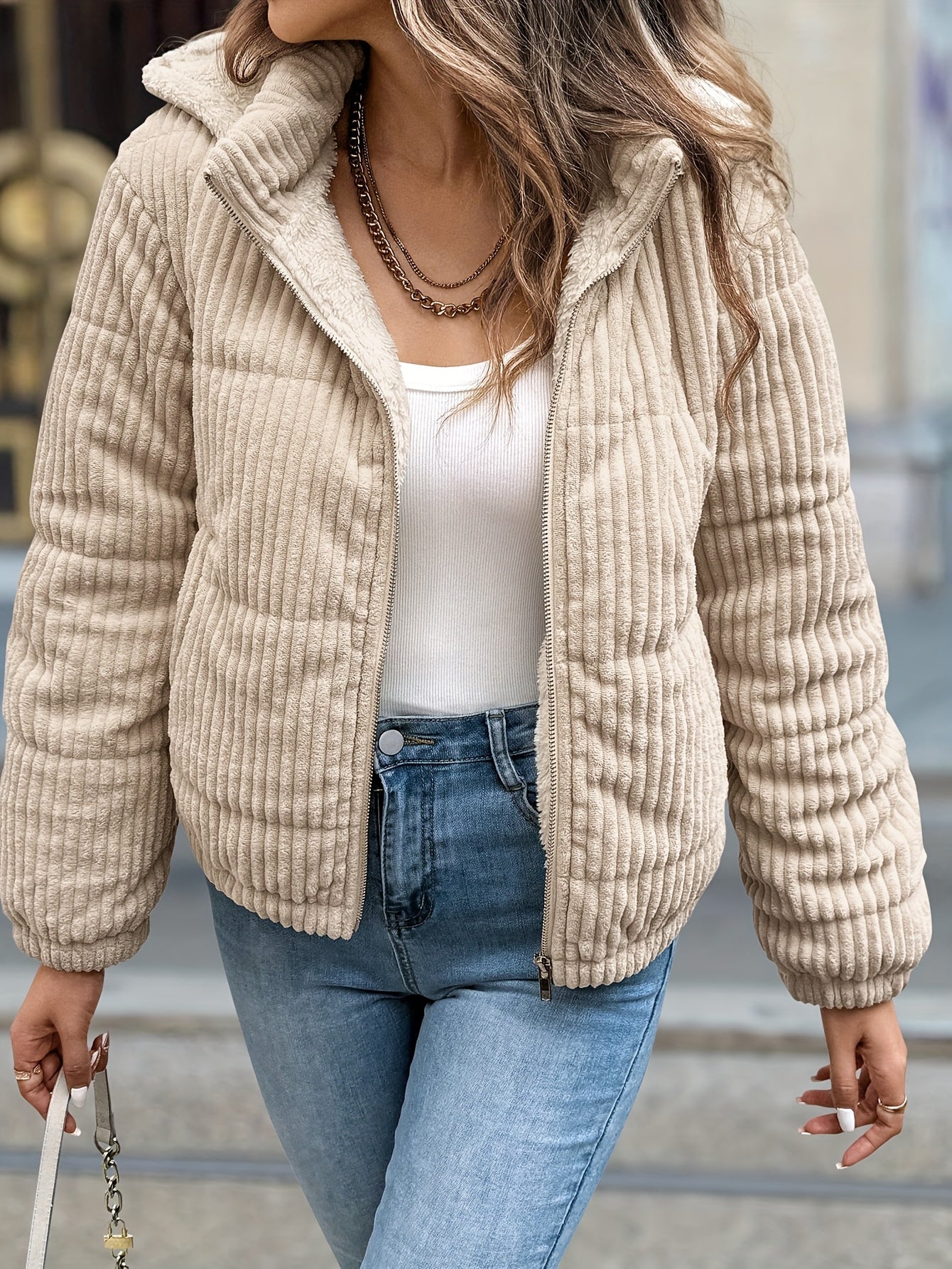 Jas – Korte Capuchon En Bewegingsvrijheid - Glamorix