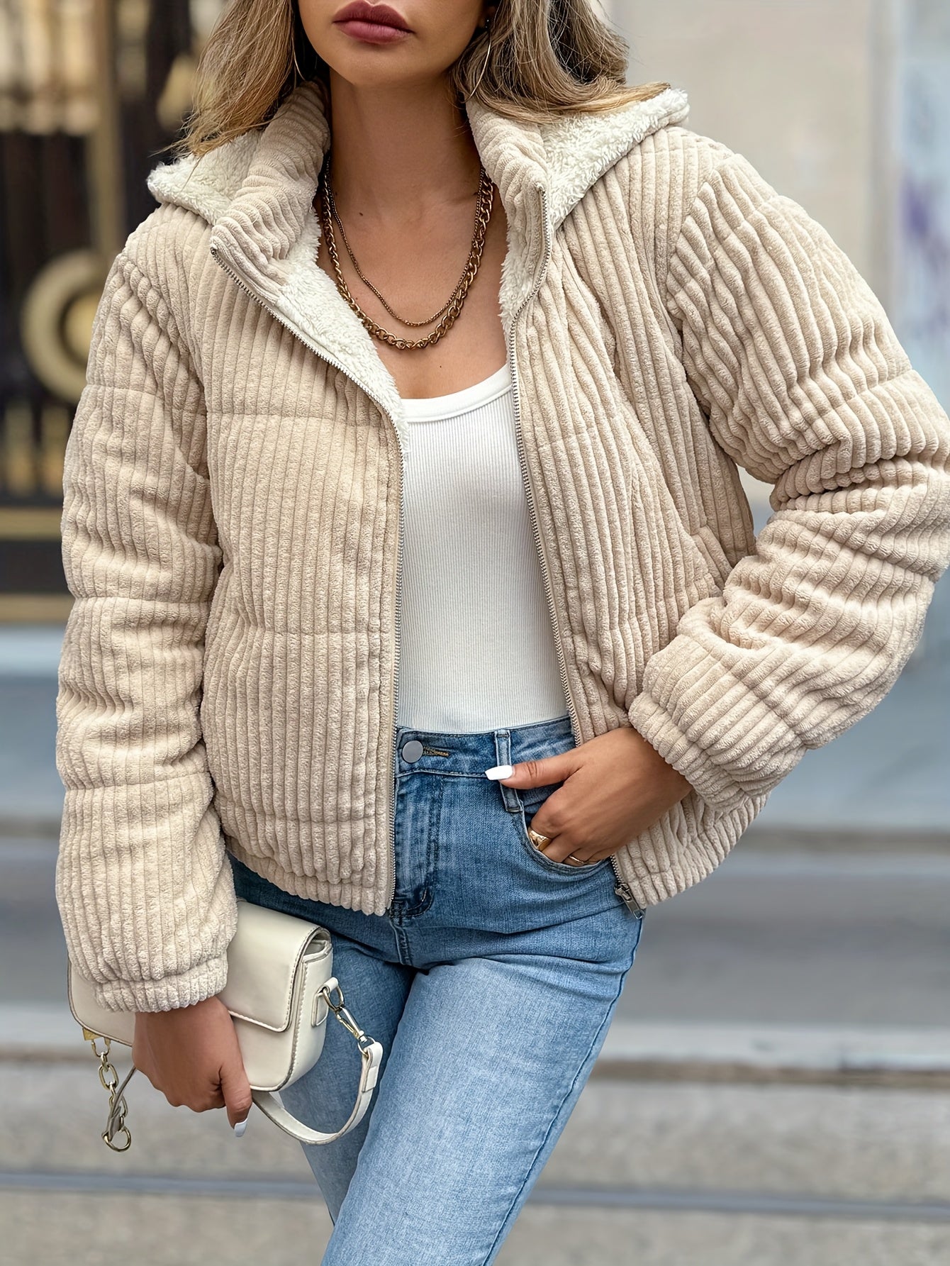 Jas – Korte Capuchon En Bewegingsvrijheid - Glamorix