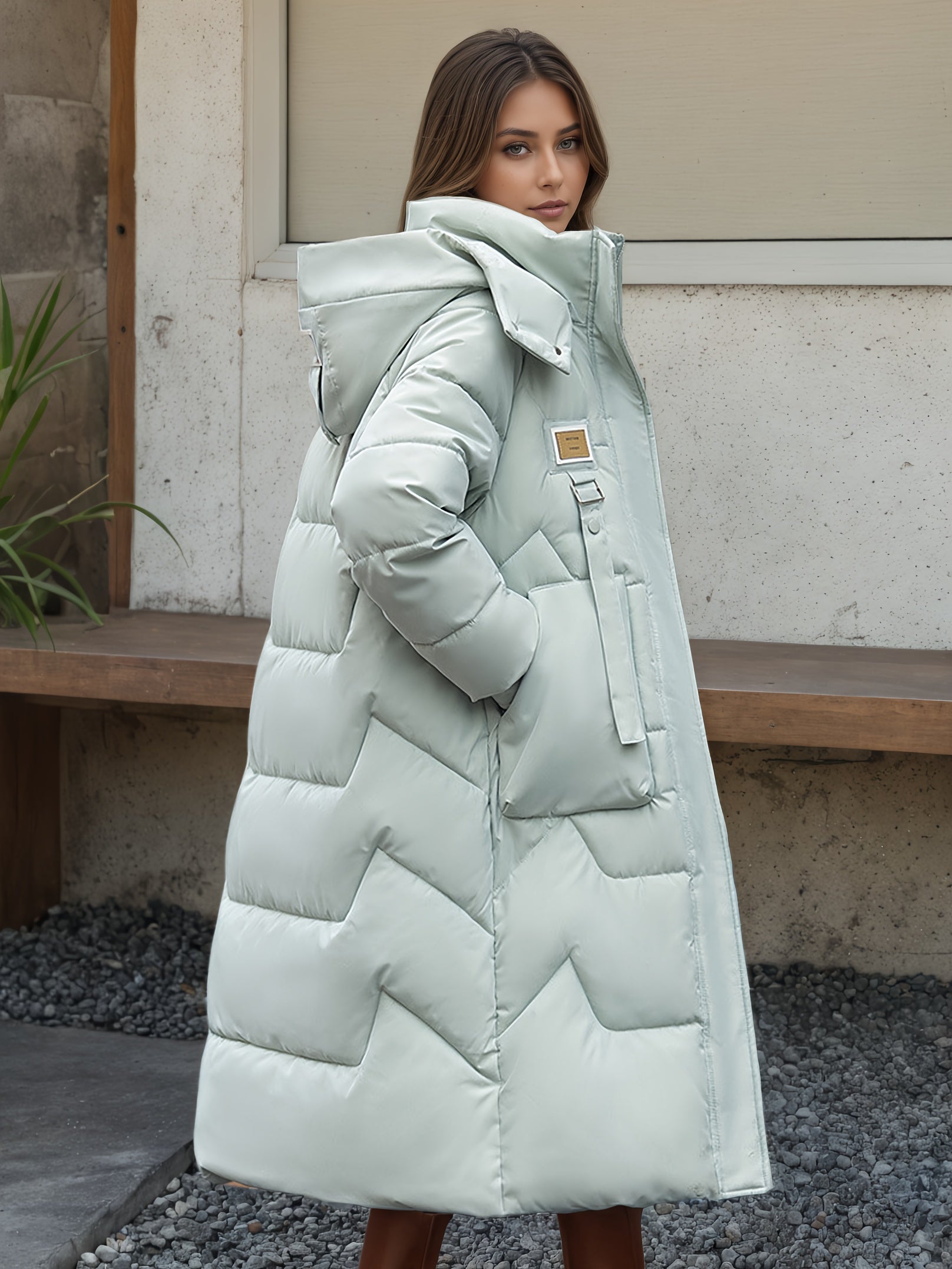 Lange jas met warme voering en zakken voor heren – ARISTO - Glamorix