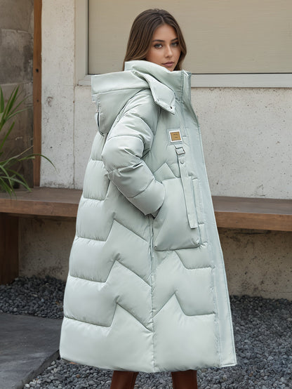 Lange jas met warme voering en zakken voor heren – ARISTO - Glamorix