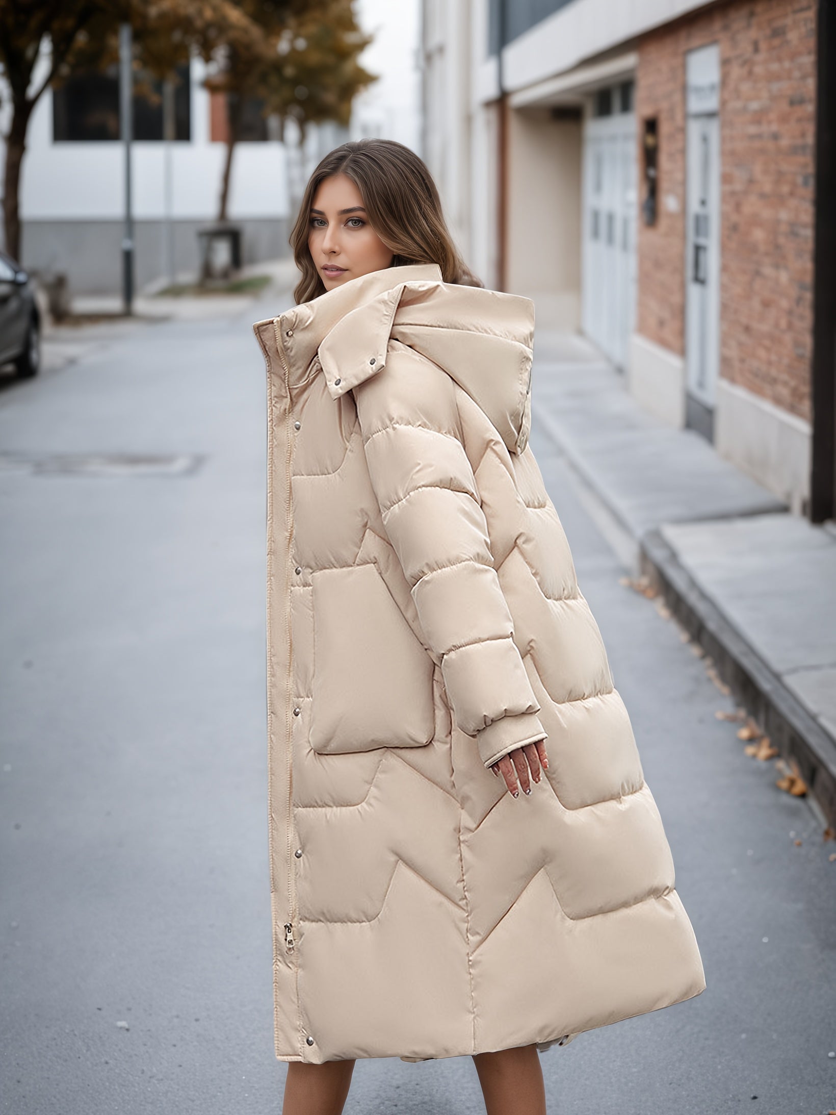 Lange jas met warme voering en zakken voor heren – ARISTO - Glamorix