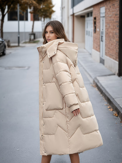 Lange jas met warme voering en zakken voor heren – ARISTO - Glamorix