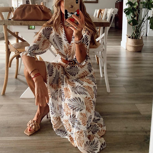 EMILIA - Casual lange jurk voor dames