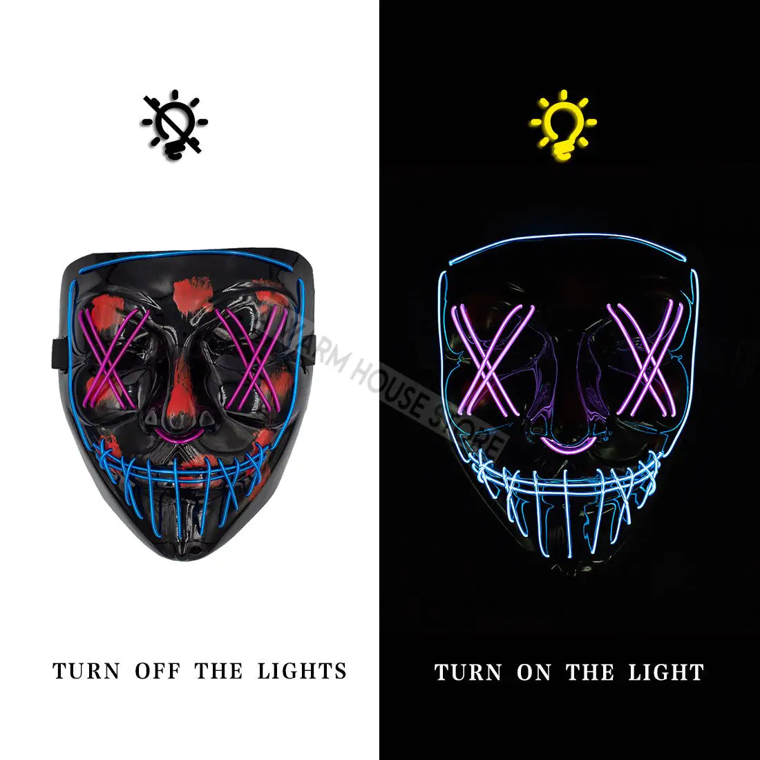 HALLOWEEN – LED Halloween masker