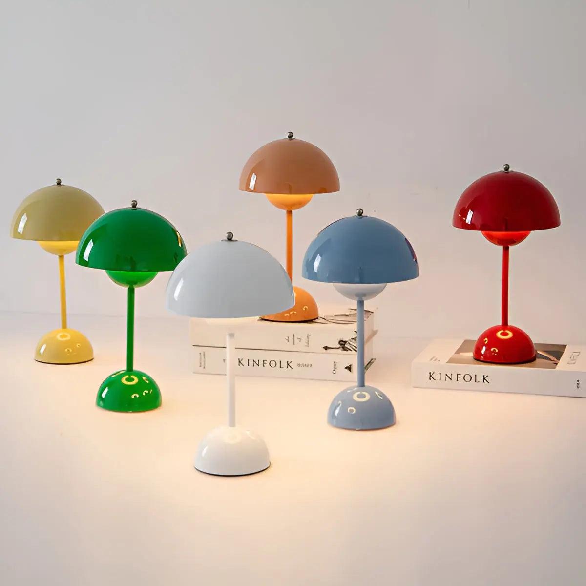 Moderne tafellamp met matte lichtdiffusie en strak design – LUMIVIA FrostGlow - Glamorix