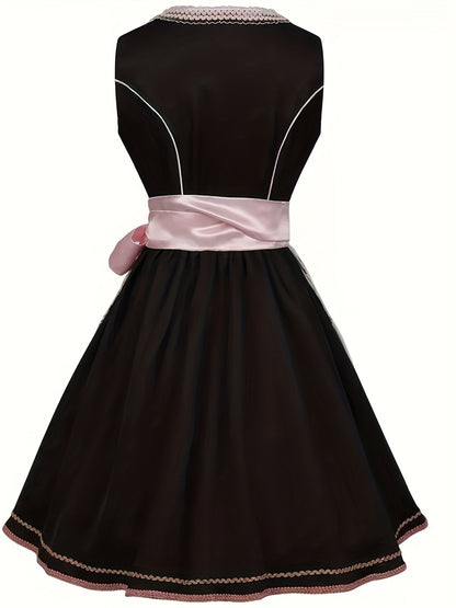 Kostuum – Mouwloos Met Kruissluiting & Vormvast - Glamorix