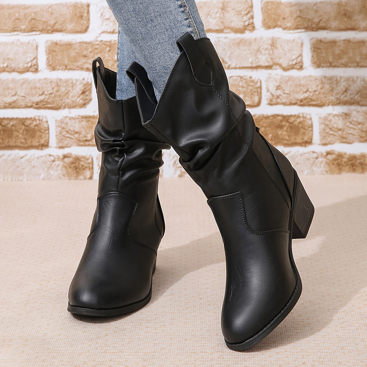 Kuitlaars – Brede Hak & Synthetisch Bovenwerk Met TPU-Zool - Glamorix