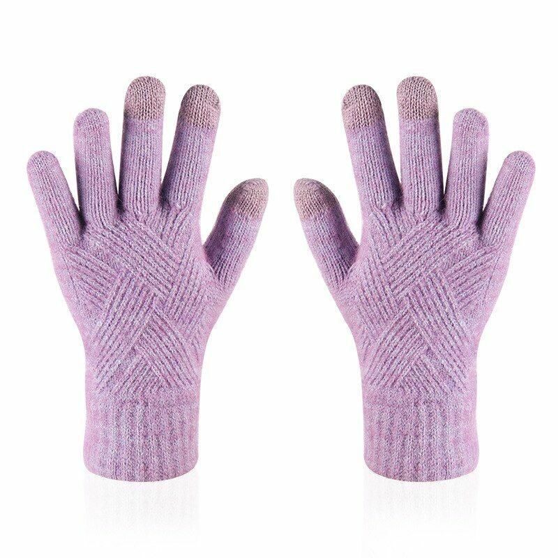 ELARA - Warme gebreide handschoenen voor dames