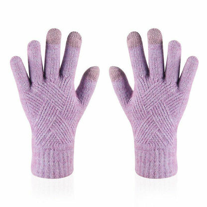 ELARA - Warme gebreide handschoenen voor dames