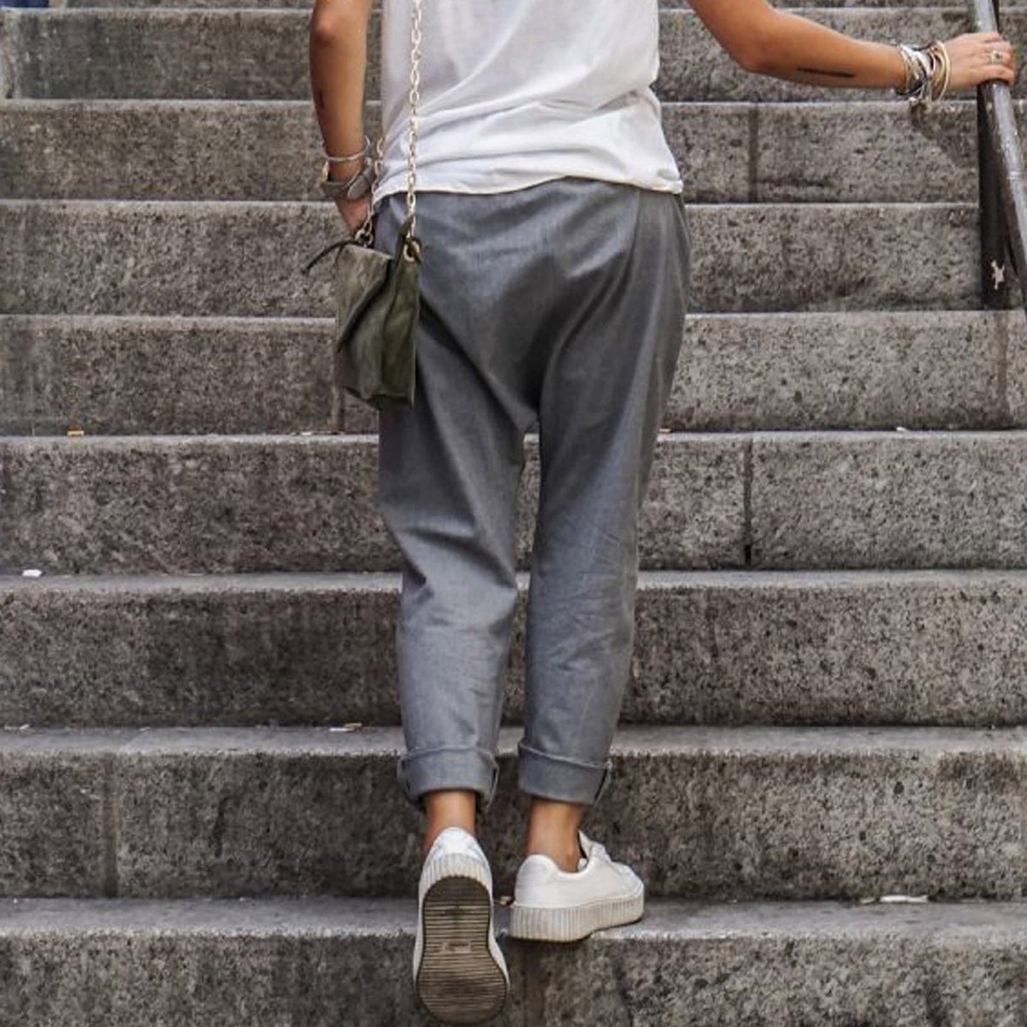 FLORENCE - Casual baggy broeken voor dames