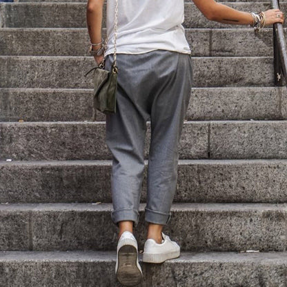 Raquel - Casual baggy broeken voor dames - Glamorix