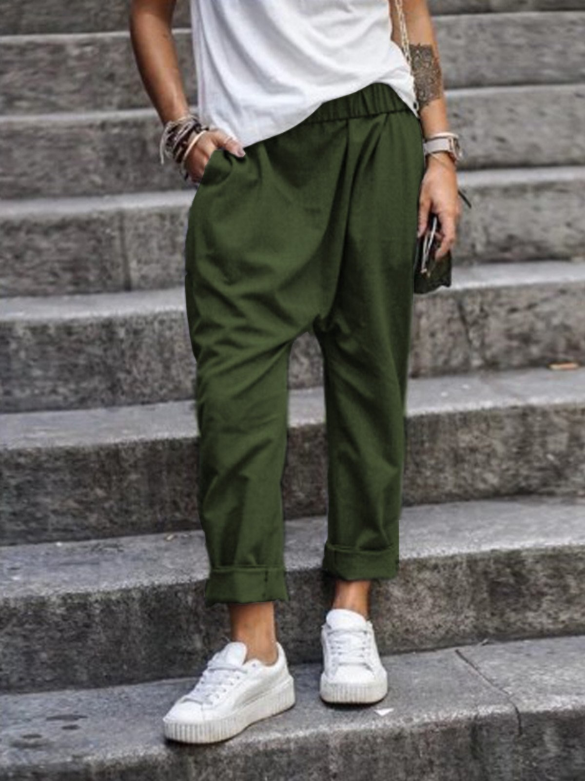 FLORENCE - Casual baggy broeken voor dames