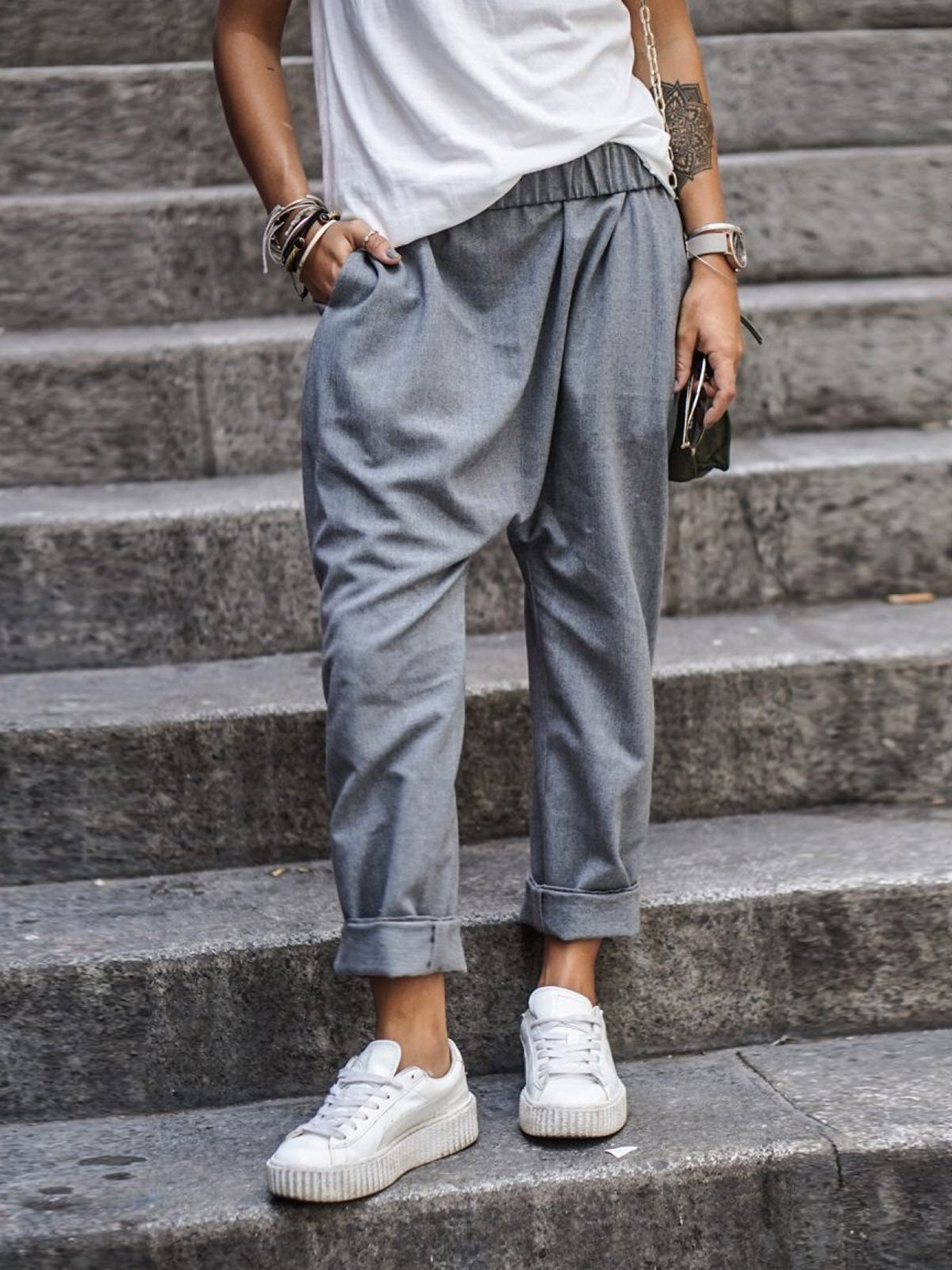 FLORENCE - Casual baggy broeken voor dames