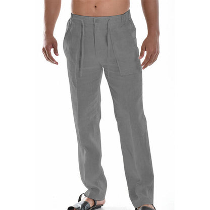 Luchtige rechte herenbroek met plooidetail – ELIOR STRAIGHT - Glamorix