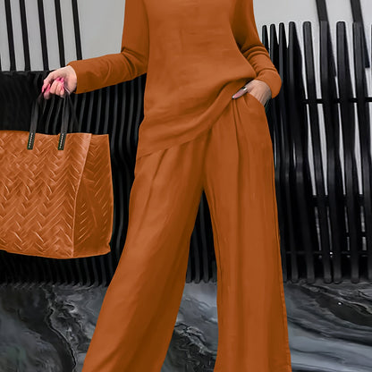 Linnenmix Set Met Geweven Structuur Voor Dames – NOVA - Glamorix