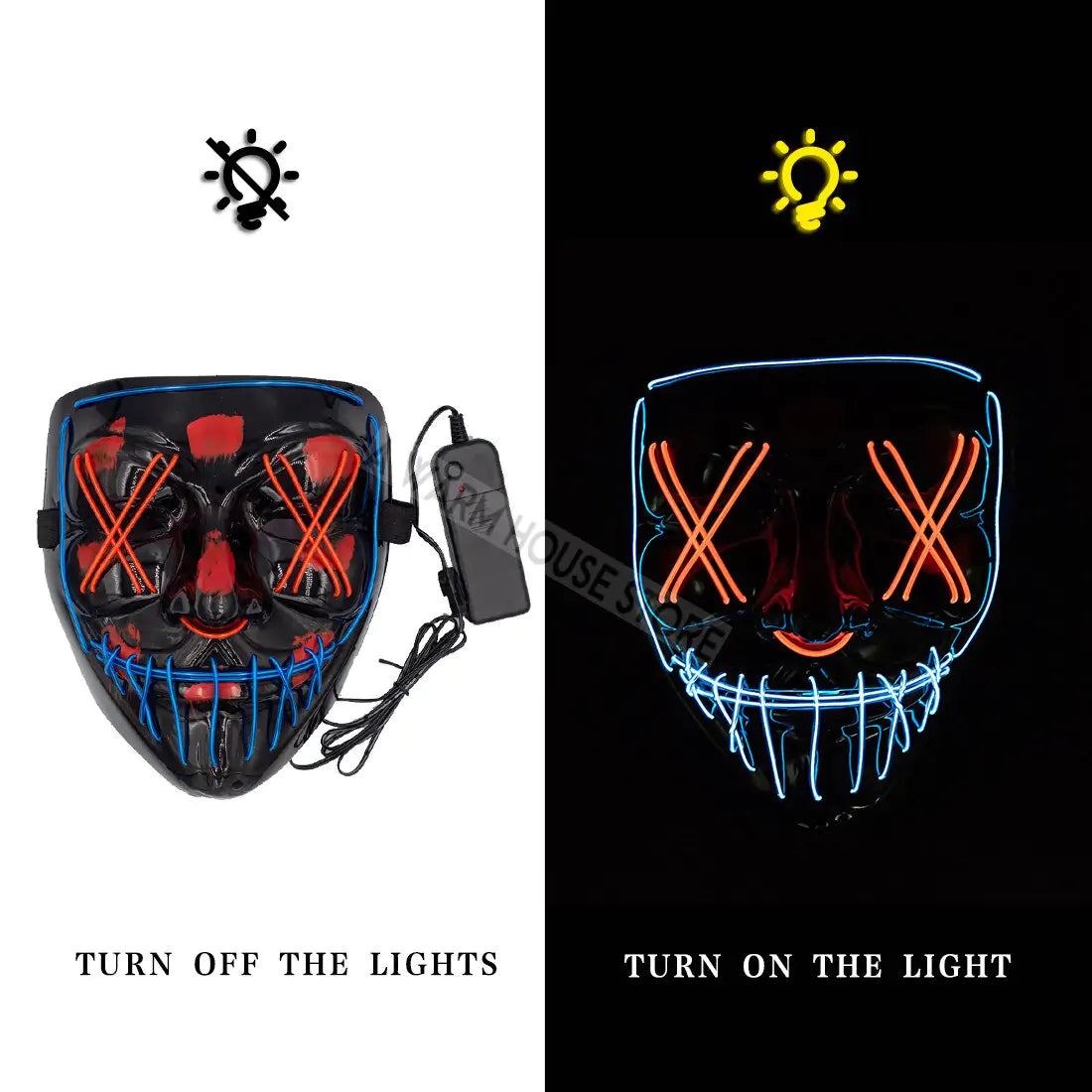 HALLOWEEN – LED Halloween masker