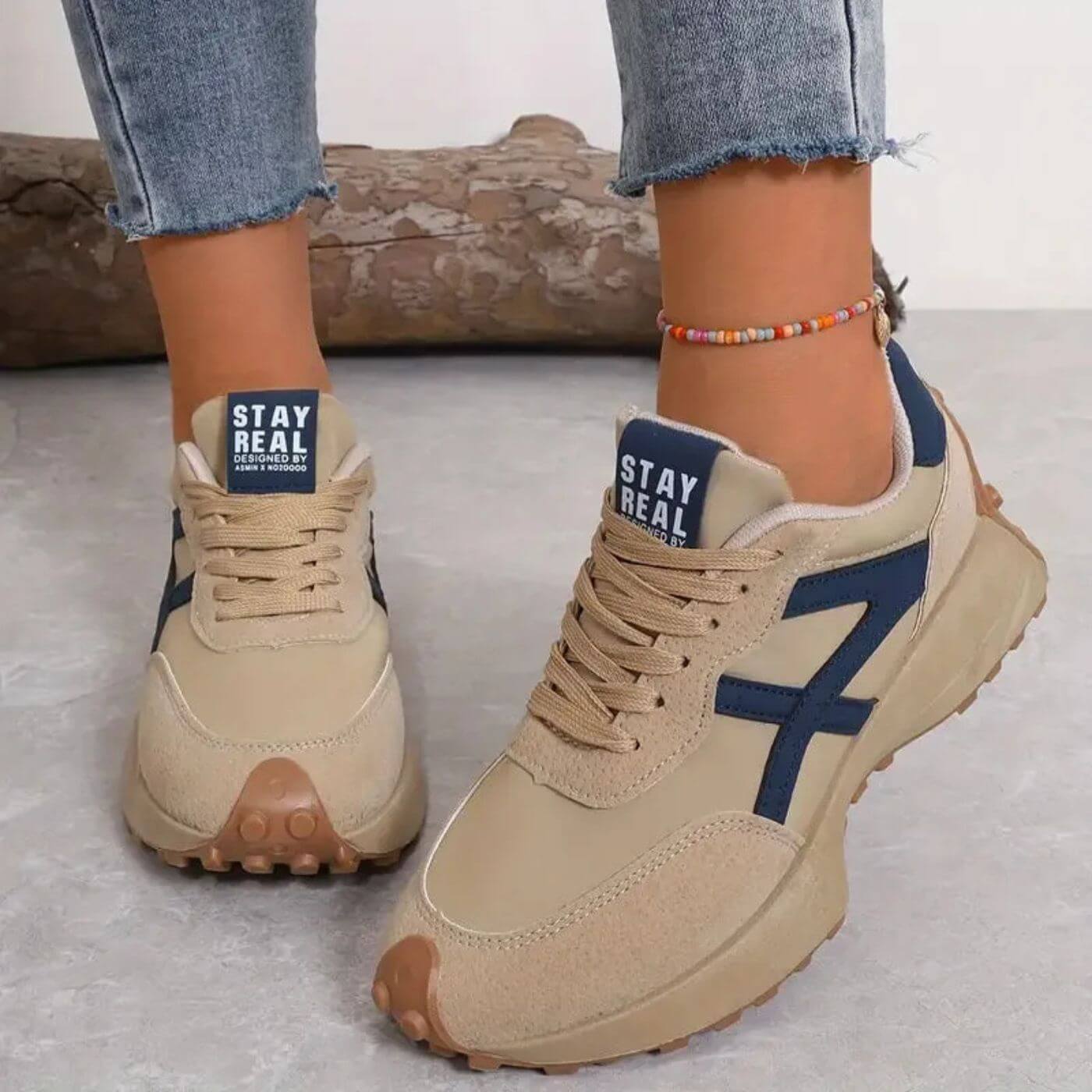 Stijlvolle en comfortabele dames sneakers met moderne flair – VELVORA - Glamorix