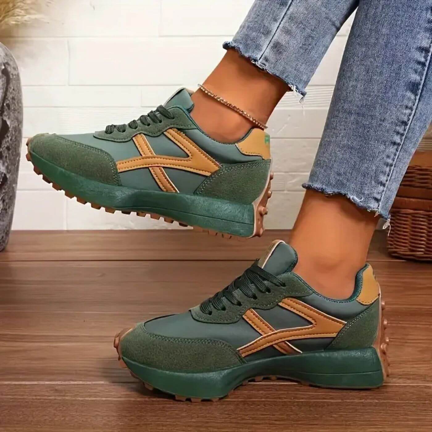 Stijlvolle en comfortabele dames sneakers met moderne flair – VELVORA - Glamorix
