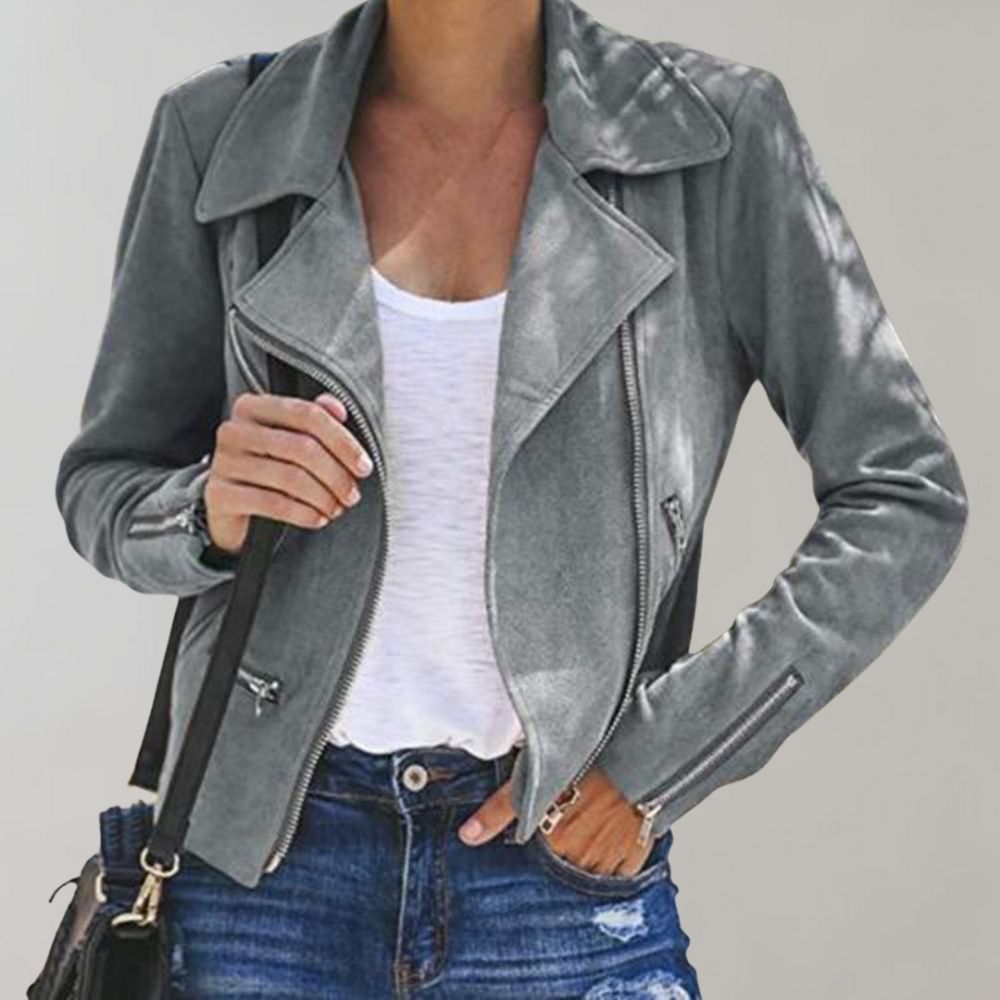 MELANIE - Chaqueta asimétrica moderna y elegante para mujeres - Glamorix