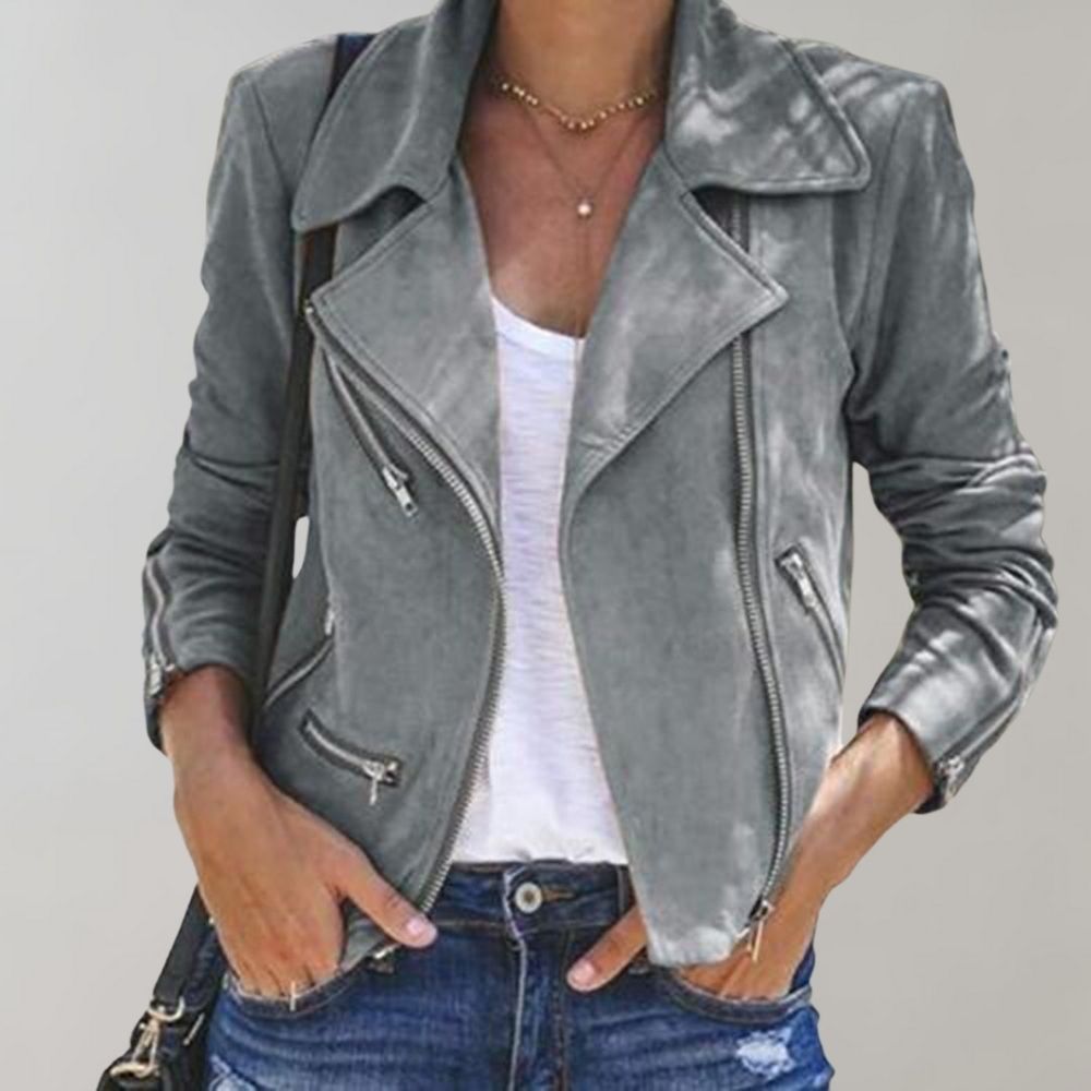 MELANIE - Chaqueta asimétrica moderna y elegante para mujeres - Glamorix