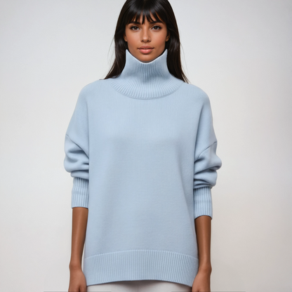 CAMELIA – Oversized dames coltrui met zachte feel en relaxte fit - Glamorix