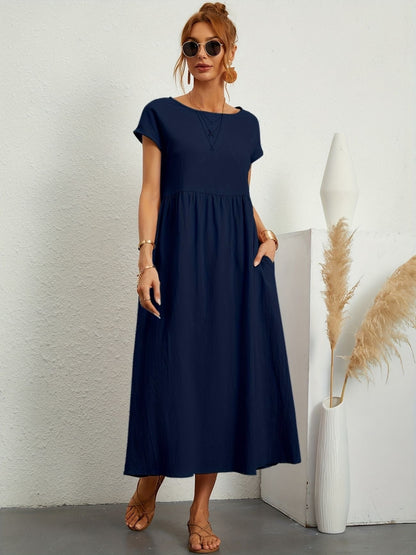 Elegante Linnen Damesjurk met Luchtige Pasvorm – ARDÉLIA