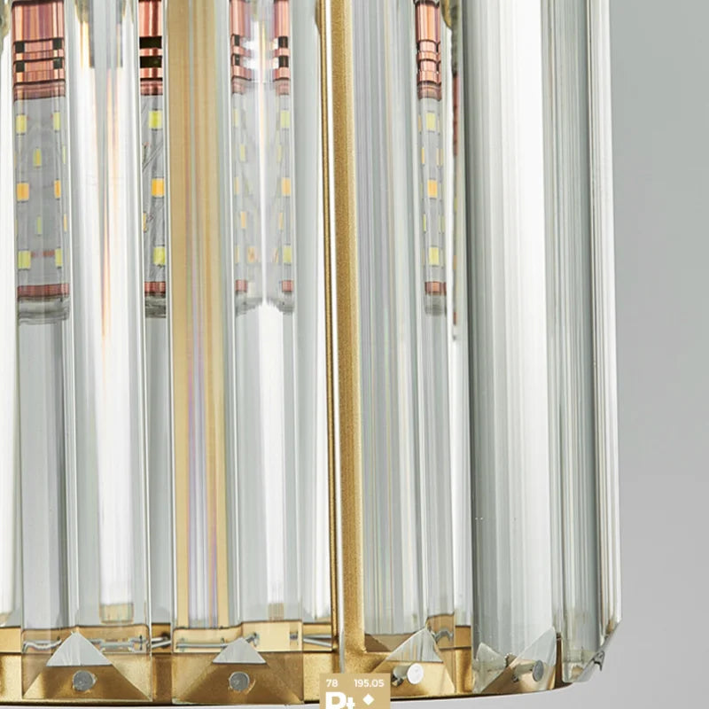 GLINSTERLICHT – Elegante hanglamp van K9 kristal