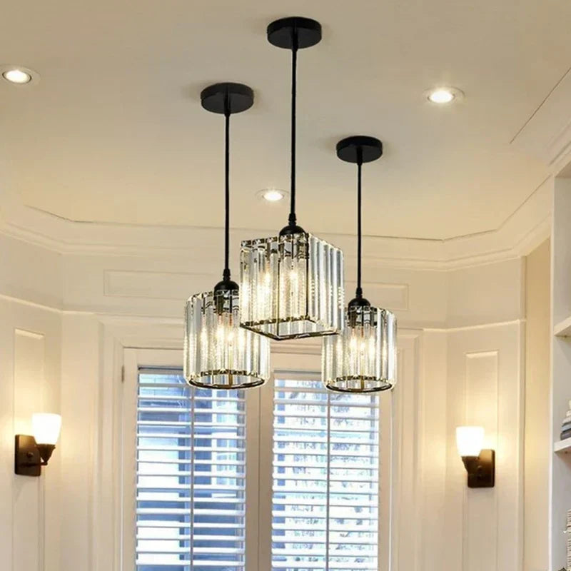 GLINSTERLICHT – Elegante hanglamp van K9 kristal