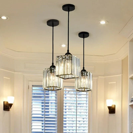 GLINSTERLICHT – Elegante hanglamp van K9 kristal