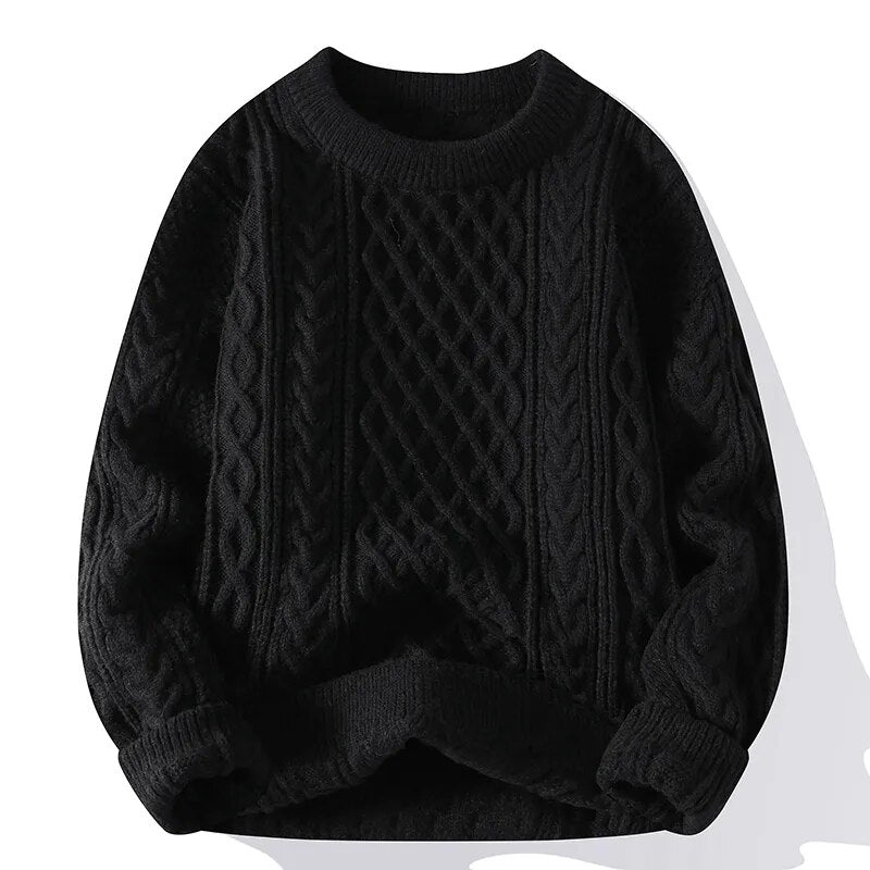 FINLEY - Cosy gebreide kabeltrui voor een tijdloze unisex stijl