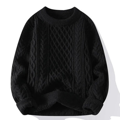FINLEY - Cosy gebreide kabeltrui voor een tijdloze unisex stijl