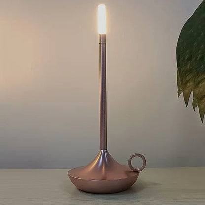 LumaZen Aura – Subtiele oplaadbare tafellamp met zacht licht en rustgevend design