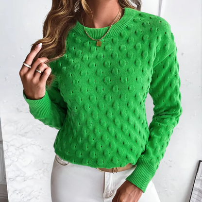 Zachte gebreide damestrui met casual pasvorm – ELIORA CozyKnit - Glamorix