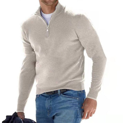 FINN – Casual half-zip trui met lange mouwen voor een stijlvolle en comfortabele look