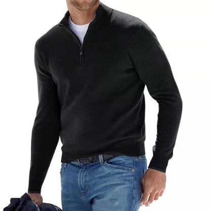 FINN – Casual half-zip trui met lange mouwen voor een stijlvolle en comfortabele look