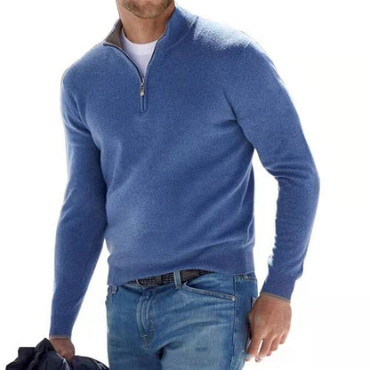 FINN – Casual half-zip trui met lange mouwen voor een stijlvolle en comfortabele look