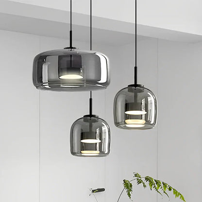 Moderne plafondlamp met helder glas en verfijnde afwerking – CLAREZZA ClearGlow - Glamorix