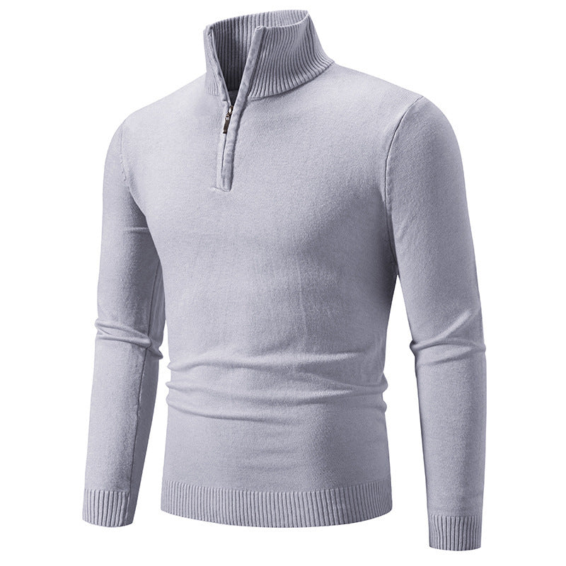 THORIN - Half-zip sweater met hoge kraag voor een stijlvolle look