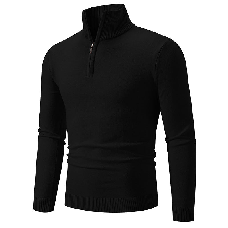 THORIN - Half-zip sweater met hoge kraag voor een stijlvolle look