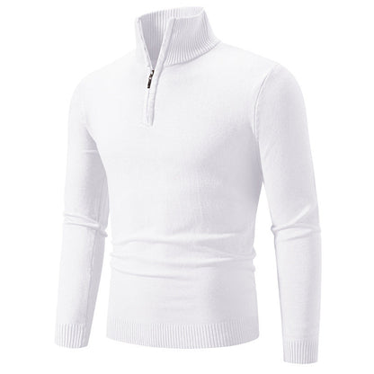 THORIN - Half-zip sweater met hoge kraag voor een stijlvolle look