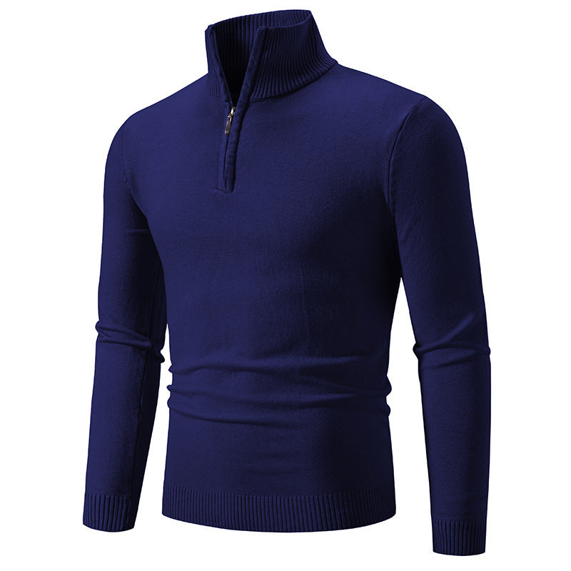 THORIN - Half-zip sweater met hoge kraag voor een stijlvolle look