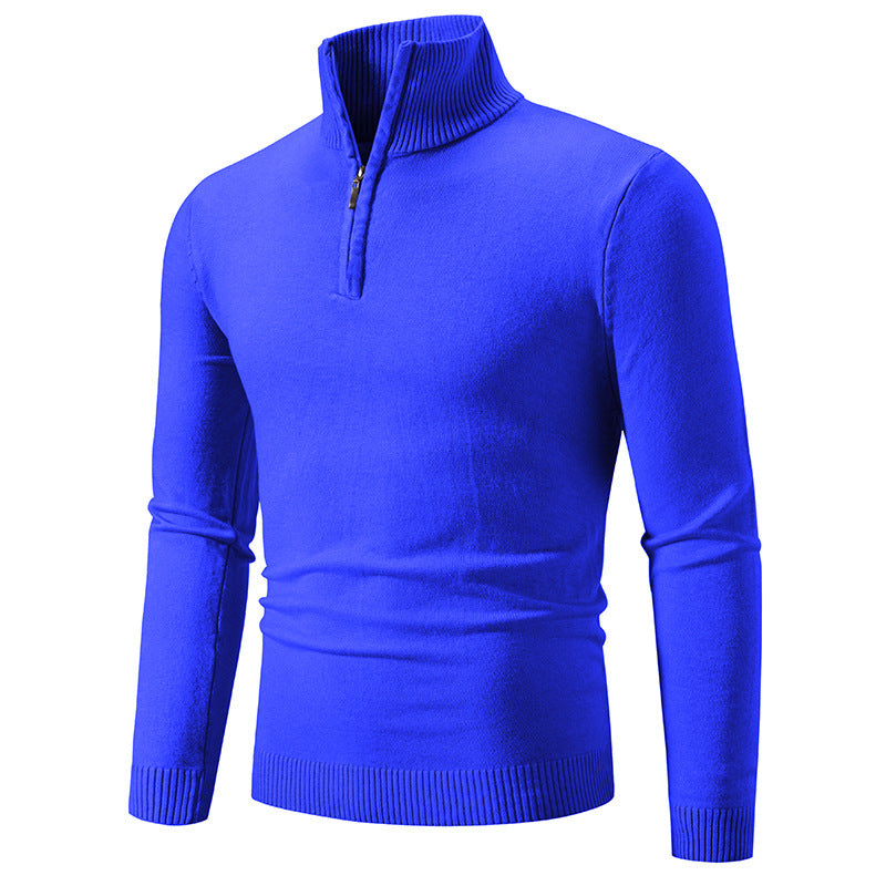 THORIN - Half-zip sweater met hoge kraag voor een stijlvolle look