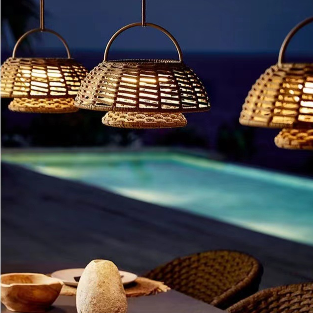 Weerbestendige LED buitenlamp van bamboe – ECOBAMBOO LIGHT - Glamorix